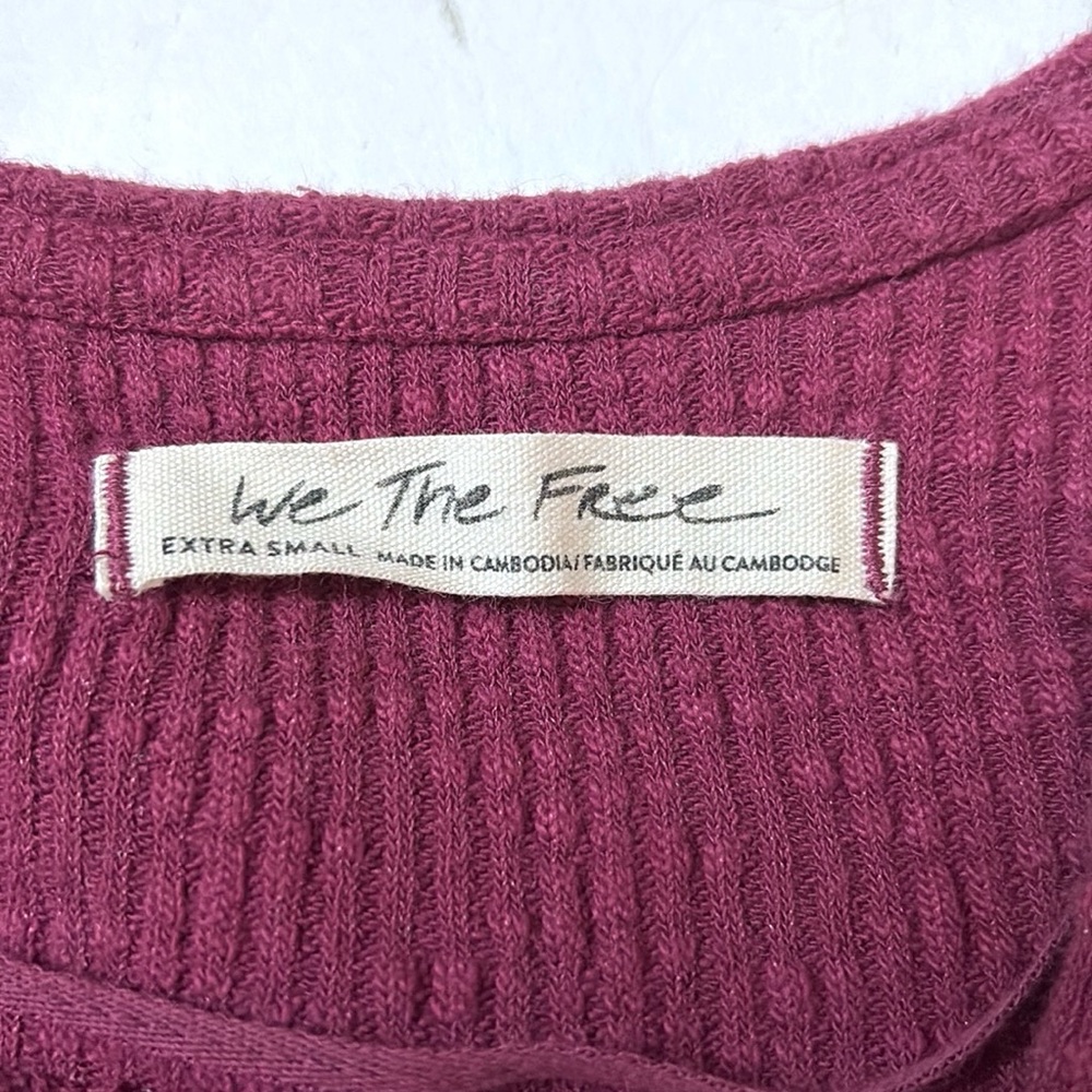 Free People Give Me A Little Bell Sleeve Rib Top - Picture 12 of 14